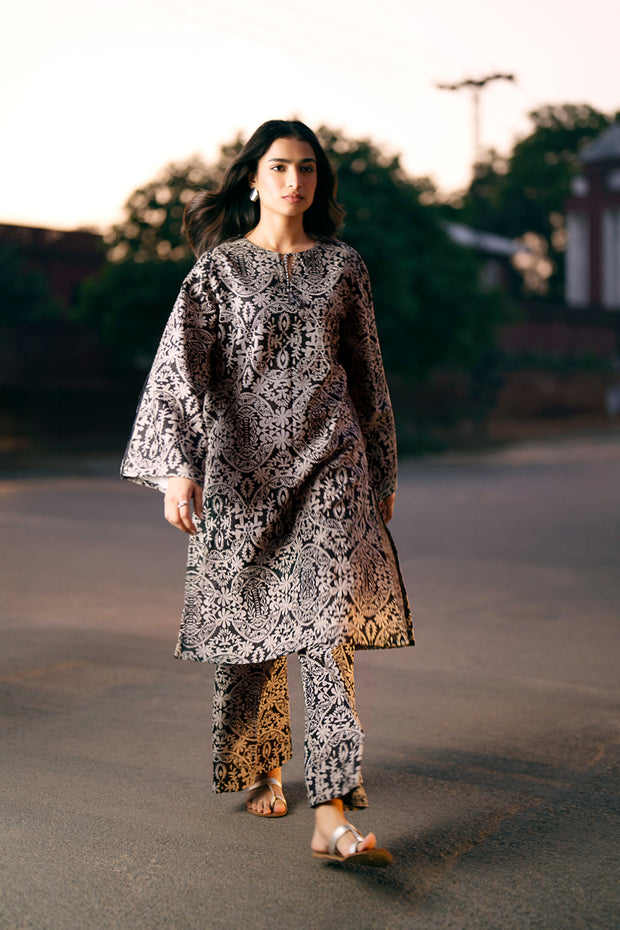 2 Piece - Printed Khaddar Suit - PP-08