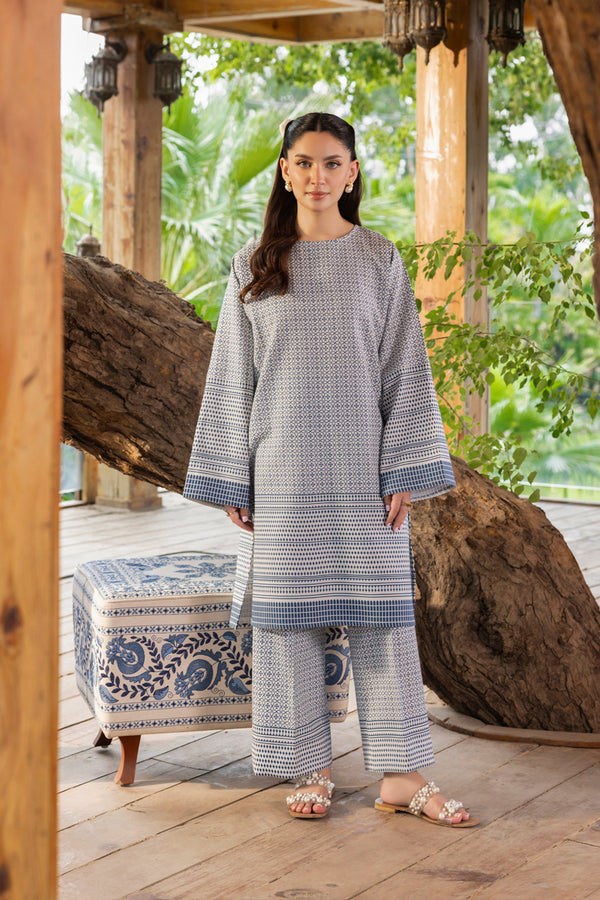 2 Piece - Printed Khaddar Suit - MSV1-01