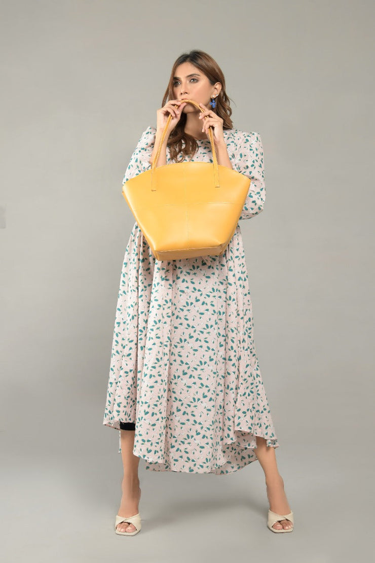 TOTE SHOULDER YELLOW