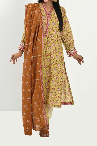 3PC - Printed Lawn - D-2302521-B